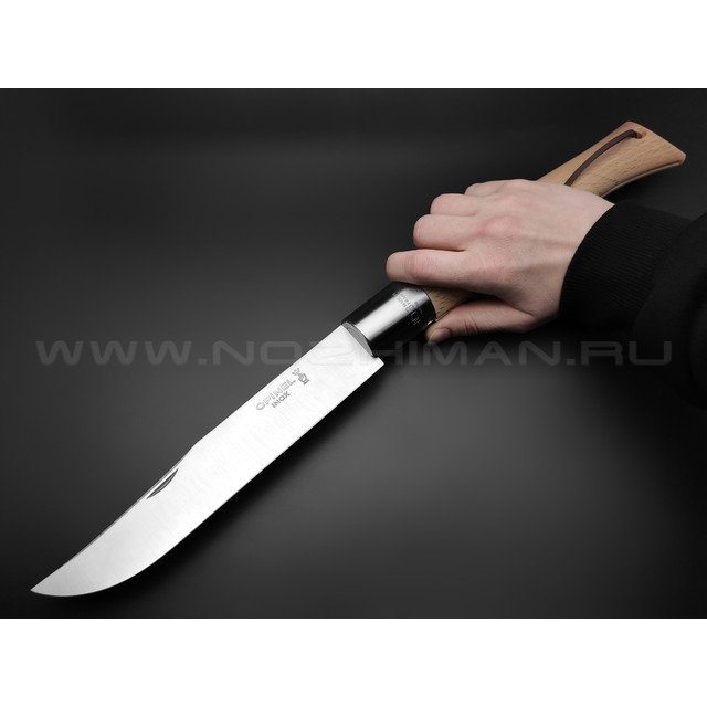 Нож Opinel №13 Inox 122136 сталь Sandvik 12C27, рукоять бук