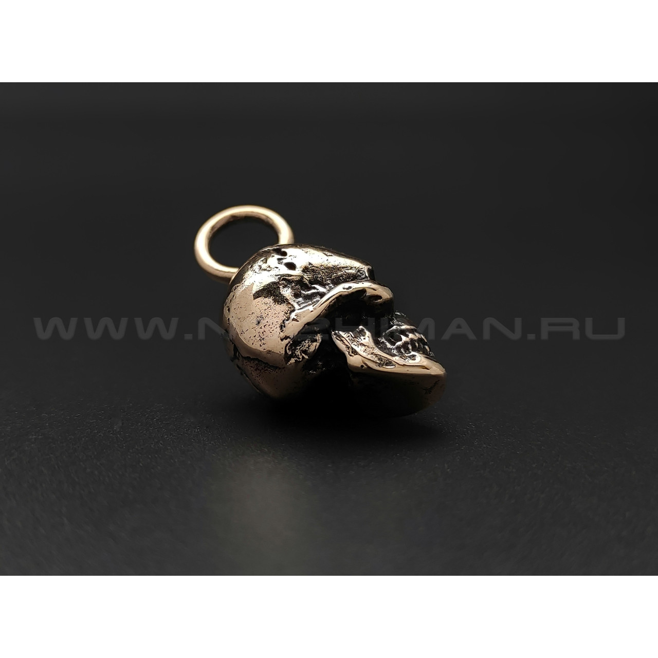 Брелок "Череп" бронза (РЛМ)