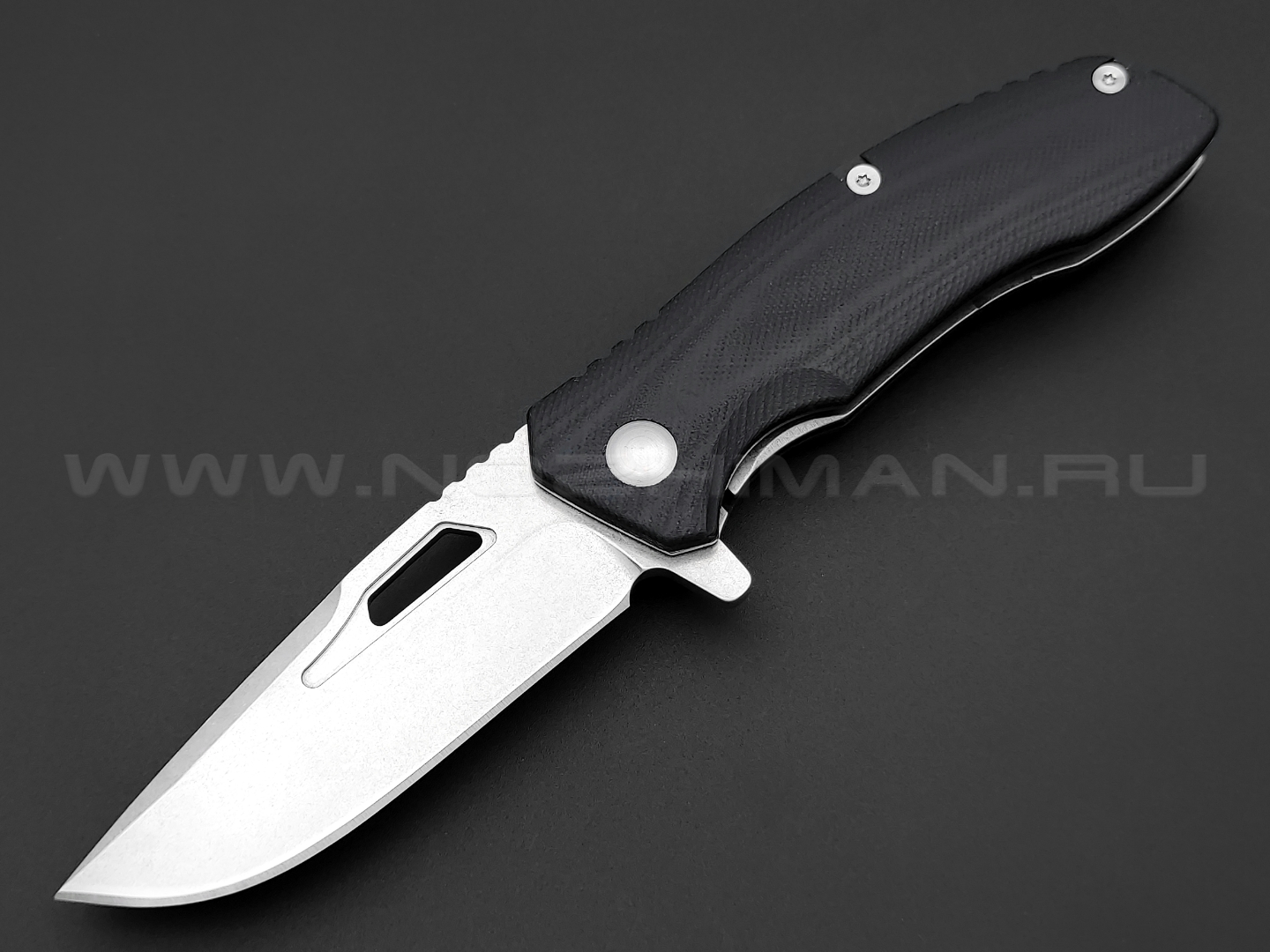 TuoTown нож SQ09-B сталь D2, рукоять G10 black