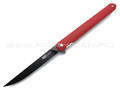 TuoTown нож BDJ-RB сталь D2 black, рукоять Grivory Red