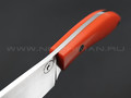 Apus Knives нож Santoku-M сталь N690, рукоять G10 orange