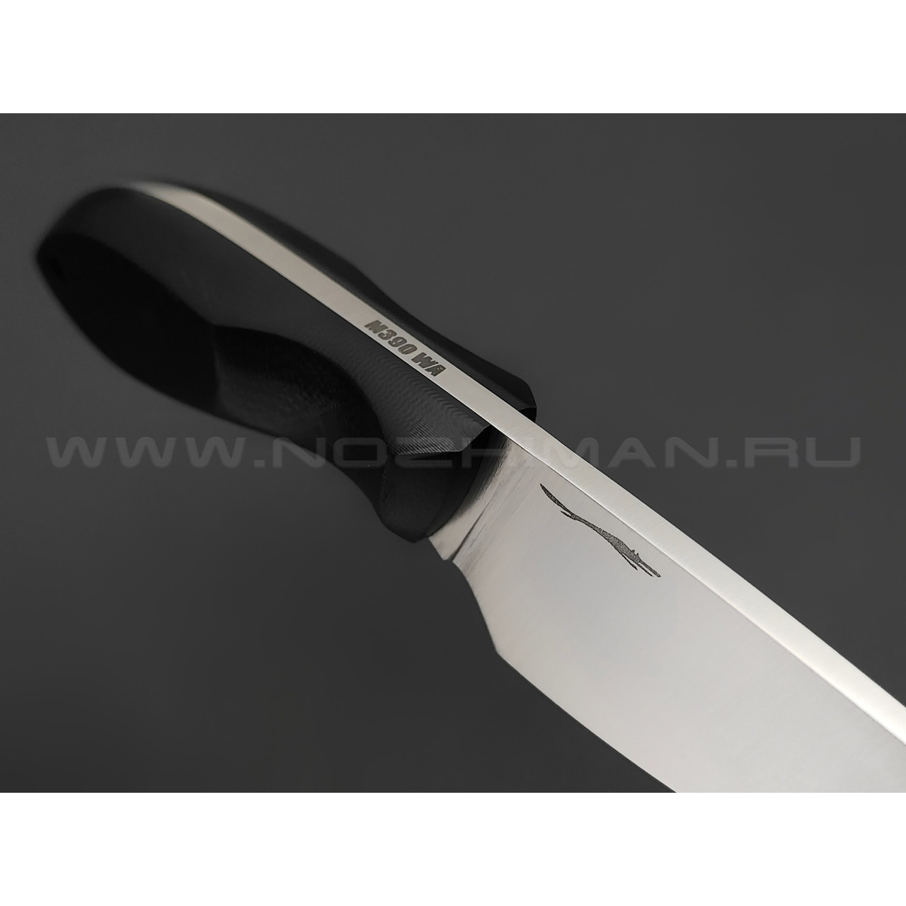 Волчий Век нож МасичЬка сталь M390 WA, рукоять G10 black