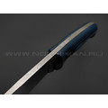 Волчий Век нож Ямской Custom сталь PGK WA, рукоять G10 black & blue
