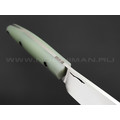 Волчий Век кухонный нож Shef сталь Niolox WA, рукоять G10 clear