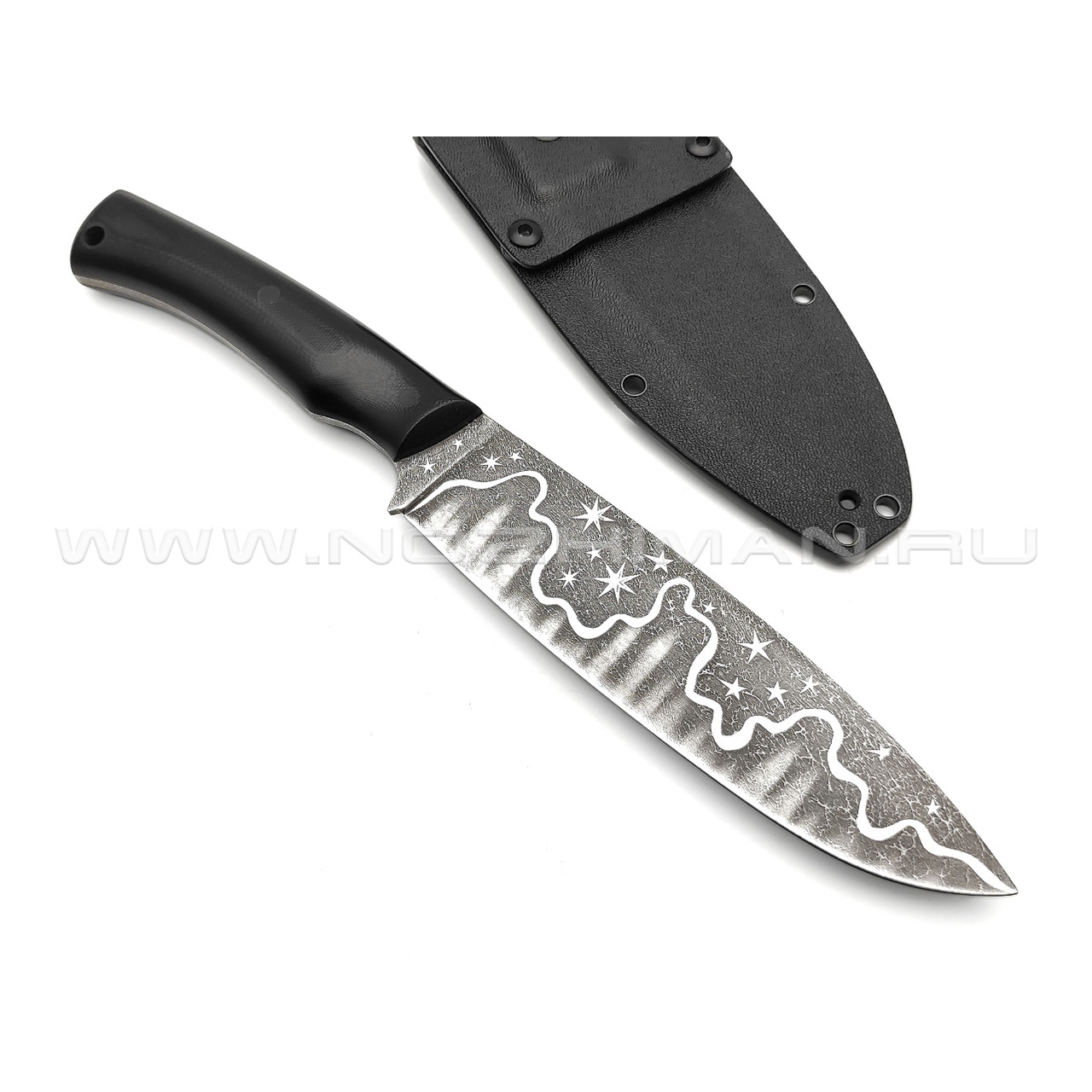 Волчий Век нож Kitchen Custom сталь Niolox WA, рукоять G10 black