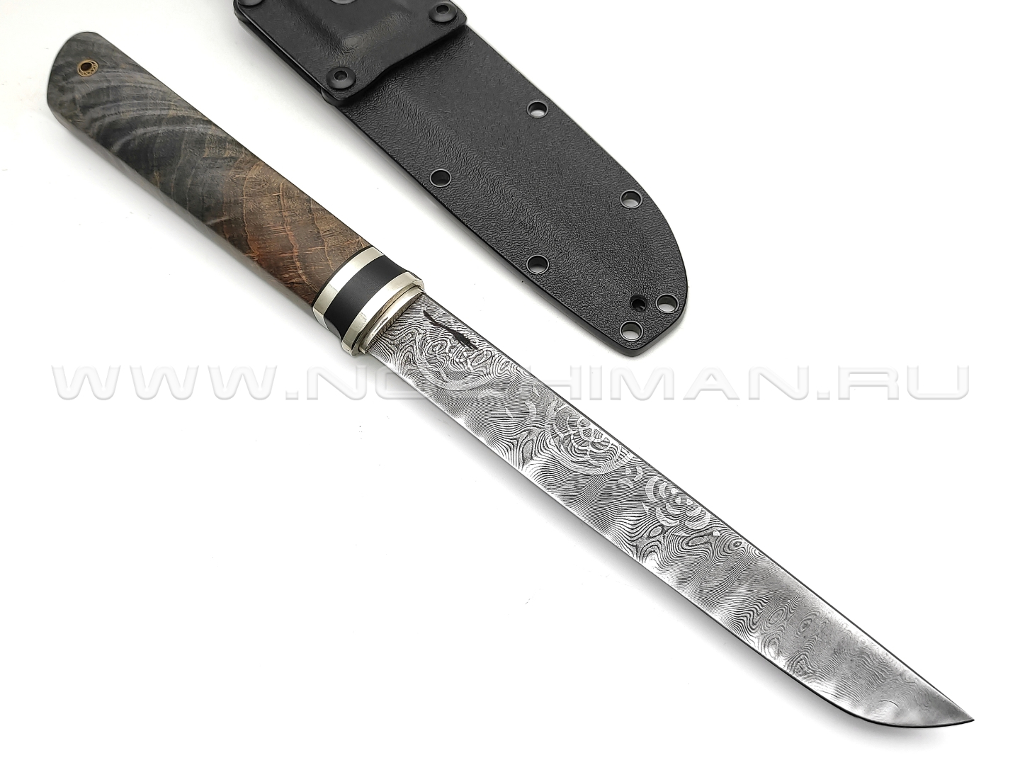 Волчий Век нож Степняк Custom сталь ZDI-EVA, рукоять стабилизированное дерево