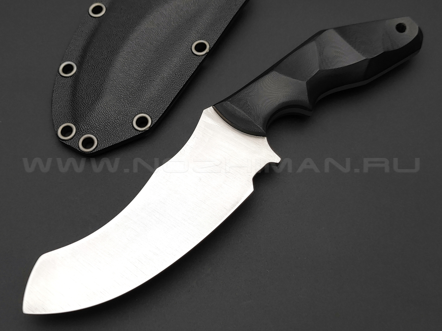 Волчий Век нож Кондрат 222 сталь Niolox WA, рукоять G10 black