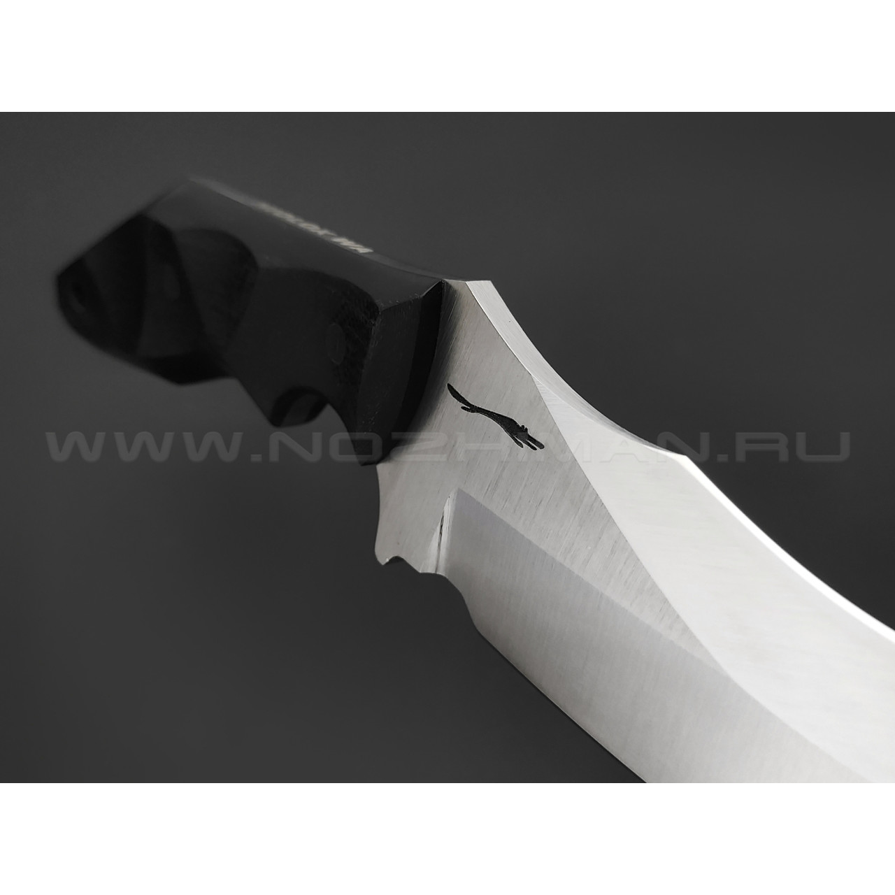 Волчий Век нож Кондрат 222 сталь Niolox WA, рукоять G10 black