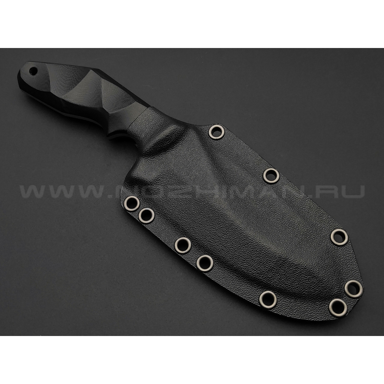 Волчий Век нож Кондрат 222 сталь Niolox WA, рукоять G10 black