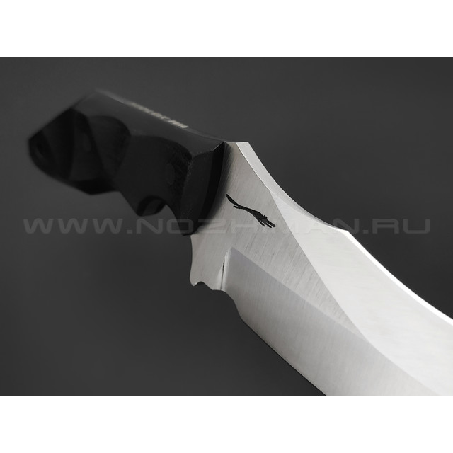 Волчий Век нож Кондрат 222 сталь Niolox WA, рукоять G10 black