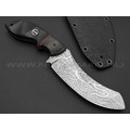 Волчий Век нож Кондрат 12 Custom сталь Niolox WA, рукоять G10, Carbon fiber