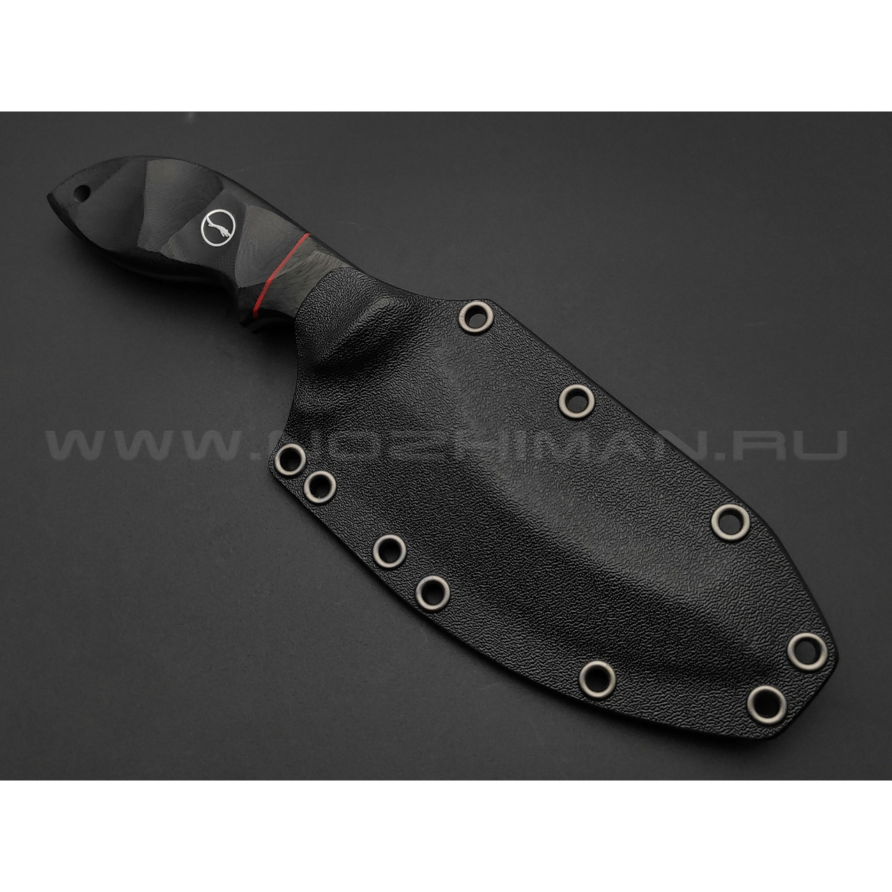 Волчий Век нож Кондрат 12 Custom сталь Niolox WA, рукоять G10, Carbon fiber