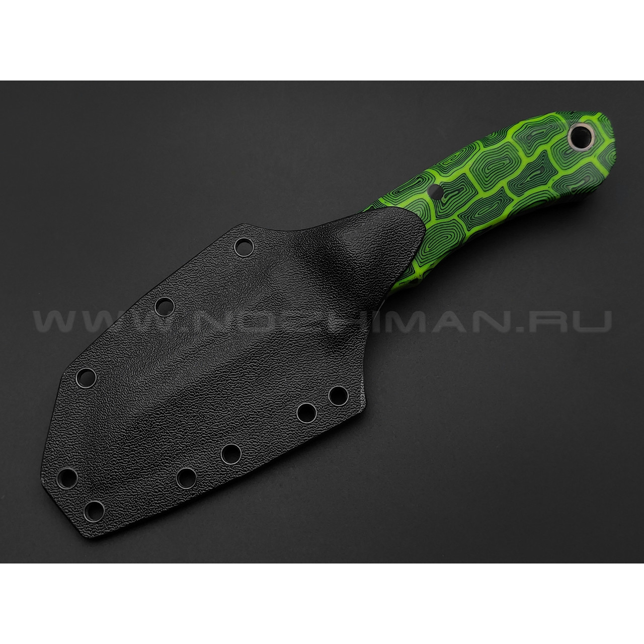 Богдан Гоготов нож NBG-22 сталь ELMAX, рукоять микарта, мокумэ-ганэ