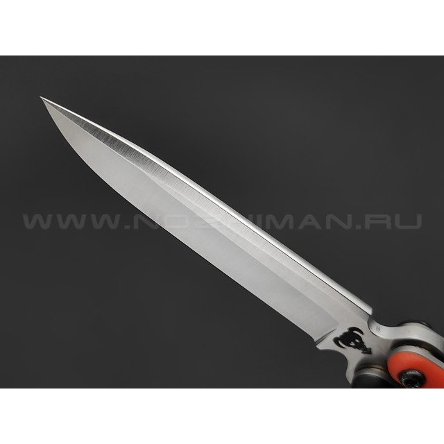 Atroposknife балисонг Harley Quinn сталь N690, рукоять G10 black & orange
