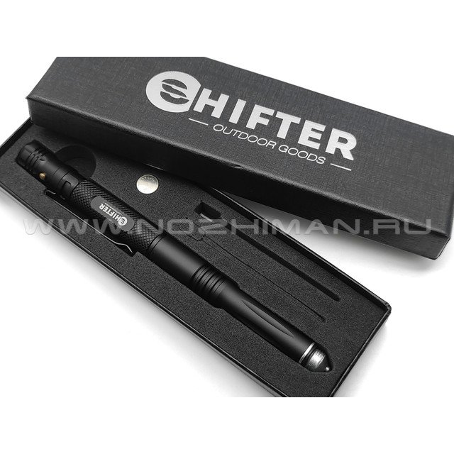 Тактическая ручка Shifter Tactical PEN-1 black MBS020-BK с мультитулом и фонариком
