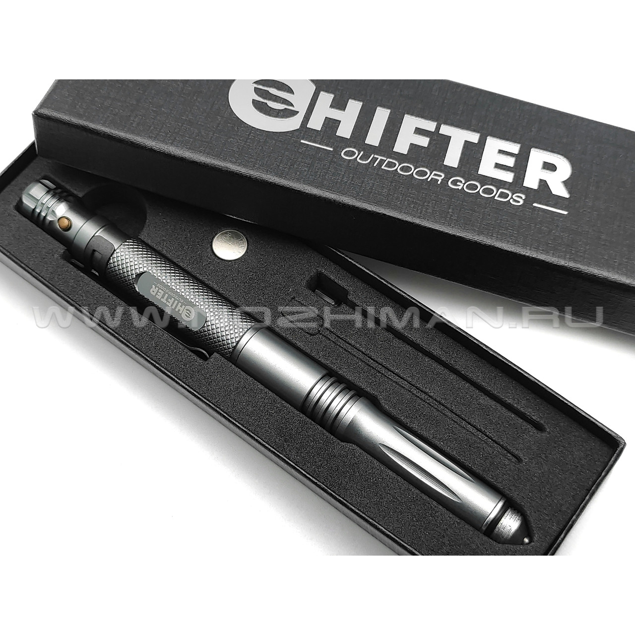 Тактическая ручка Shifter Tactical PEN-1 grey MBS021 с мультитулом и фонариком