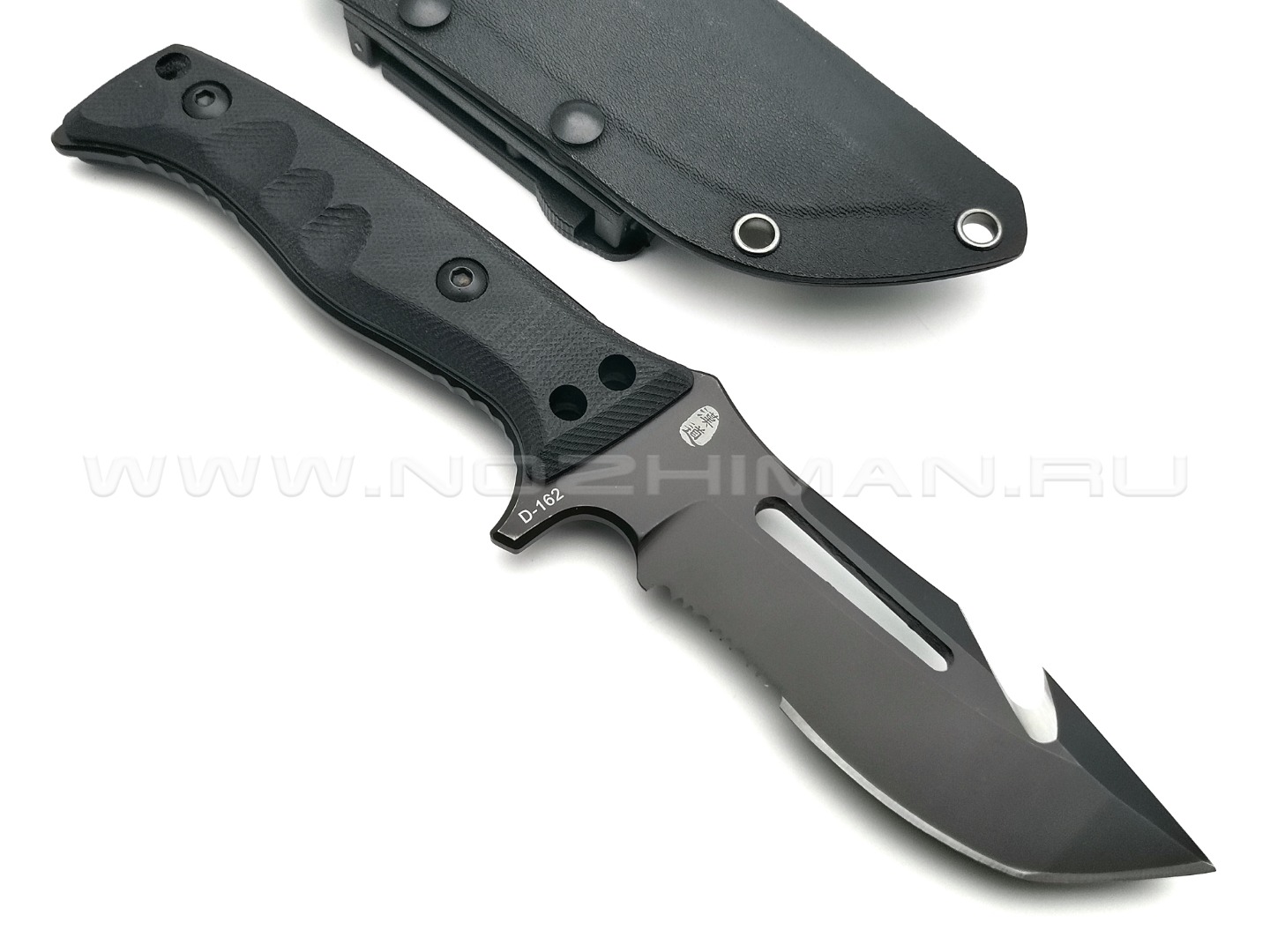 TuoTown нож D-162 сталь D2, рукоять G10 black