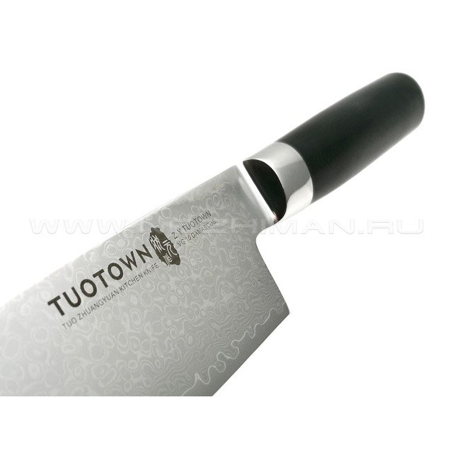 TuoTown нож Santoku TG-D6 дамасская сталь VG10, рукоять G10