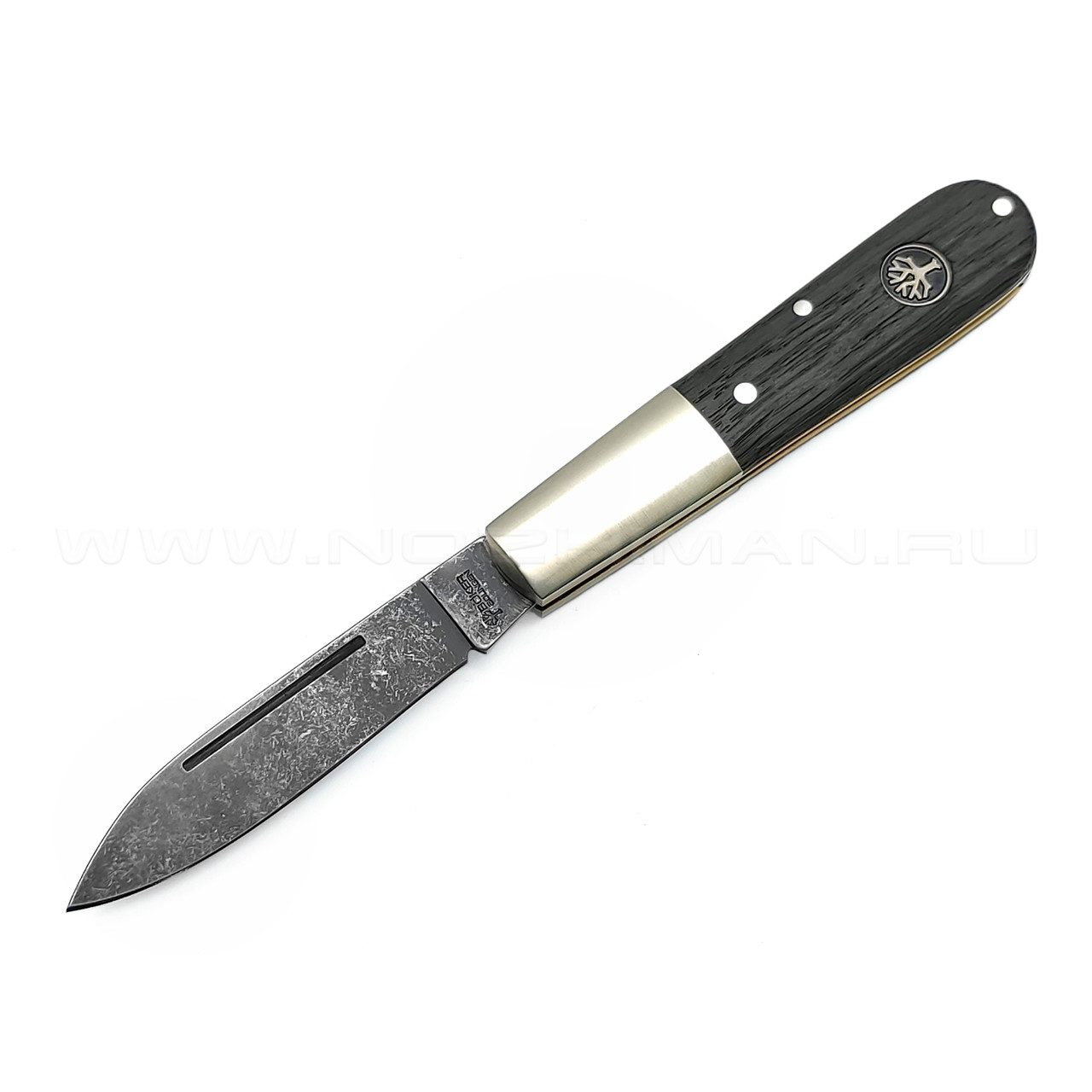Нож Boker Solingen Barlow Oak Tree 100503 сталь C75, рукоять дуб, нейзильбер