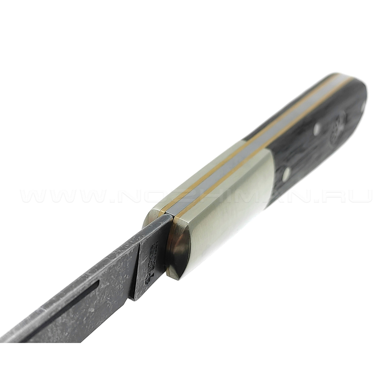 Нож Boker Solingen Barlow Oak Tree 100503 сталь C75, рукоять дуб, нейзильбер