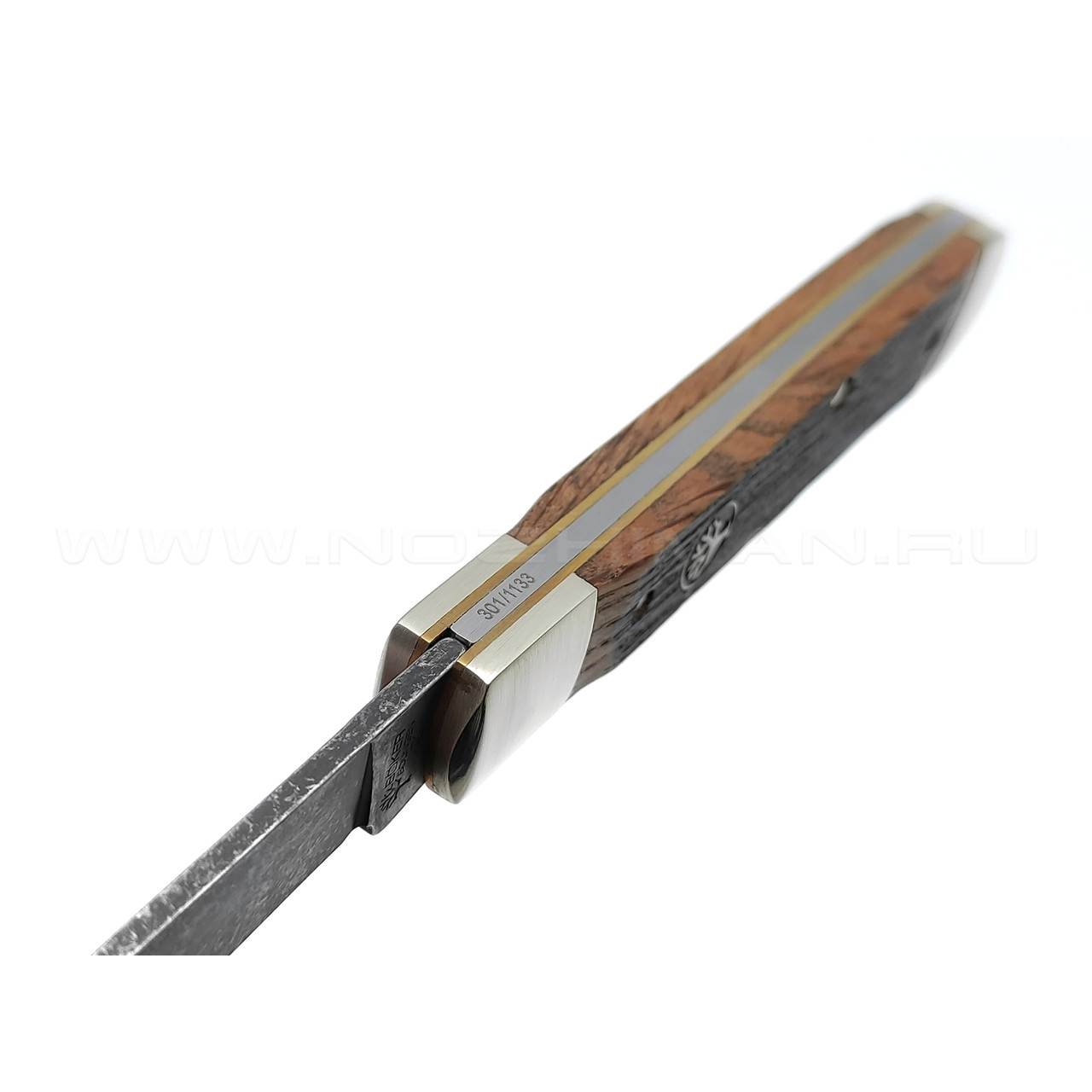 Нож Boker Solingen Trapper Castle Burg 113004 сталь O1, рукоять дуб, нейзильбер