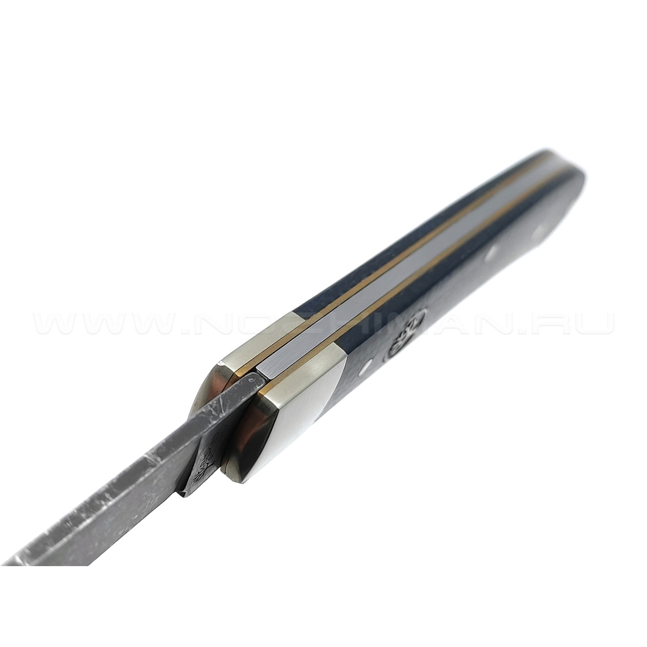 Нож Boker Solingen Trapper Uno Burlap 112595 сталь O1, рукоять микарта, нейзильбер