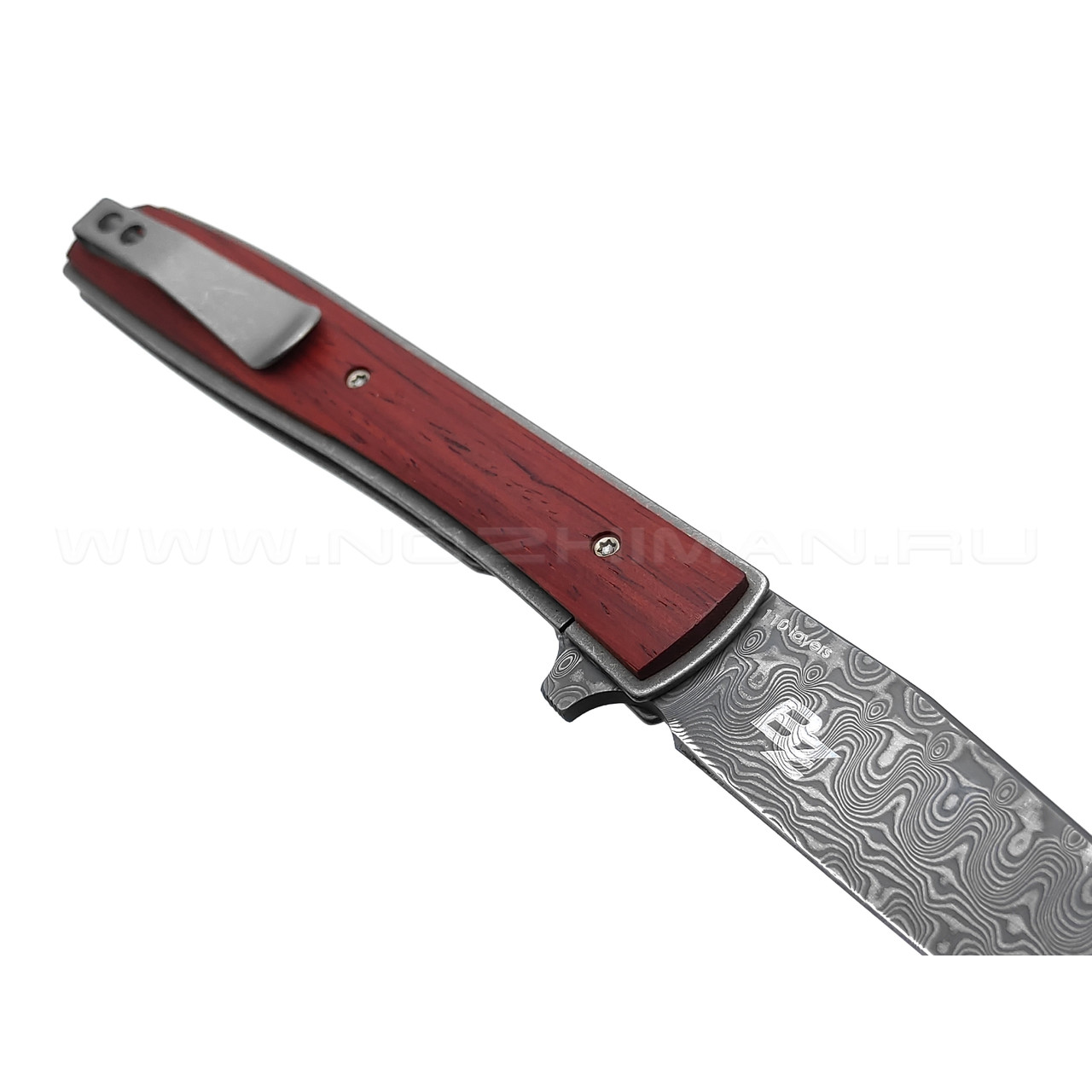 Нож Boker Plus Urban Trapper Cocobolo Damascus 01BO176DAM дамасская сталь, рукоять кокоболо, титан
