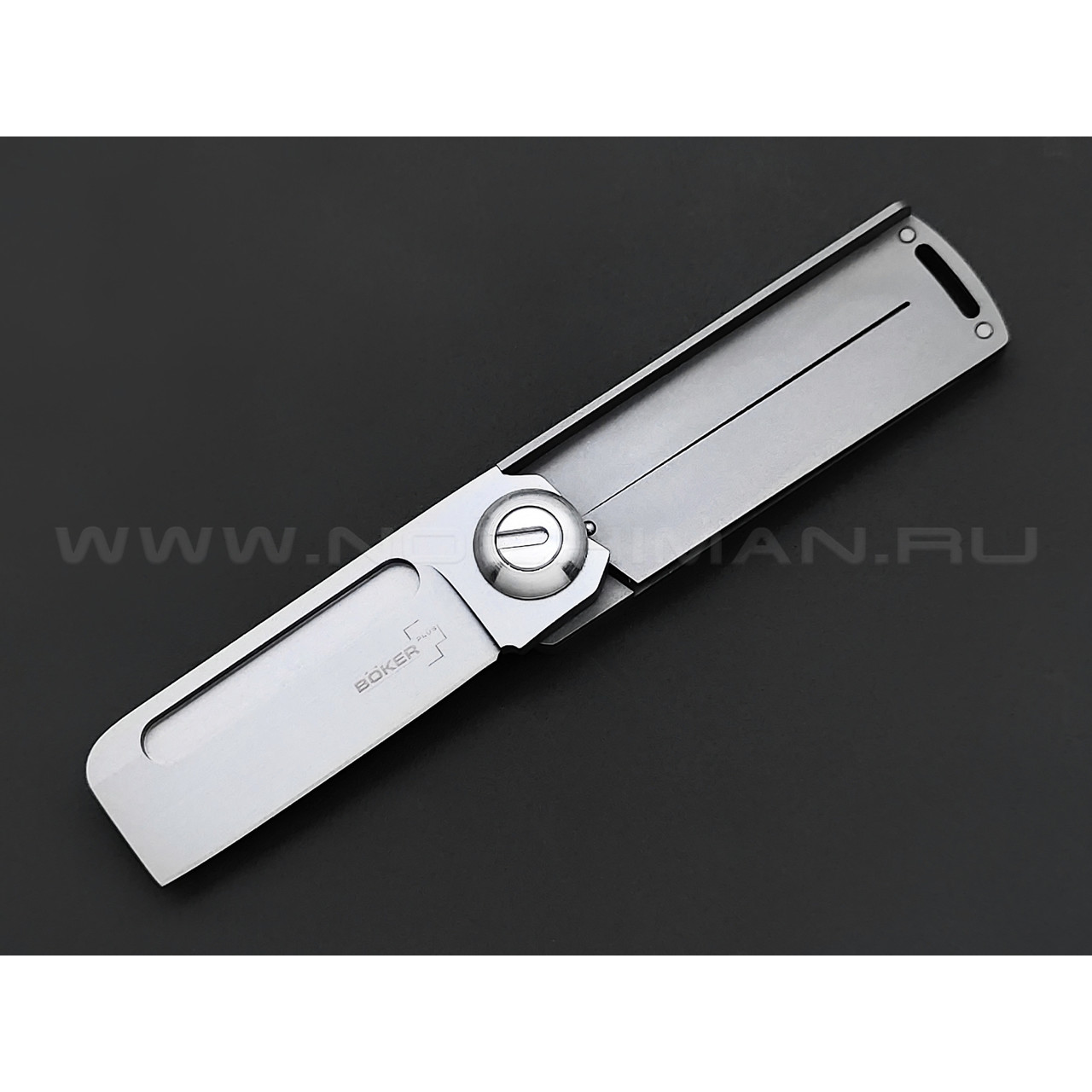 Нож Boker Plus Rocket Titan 01BO264, сталь 440C, рукоять Titanium
