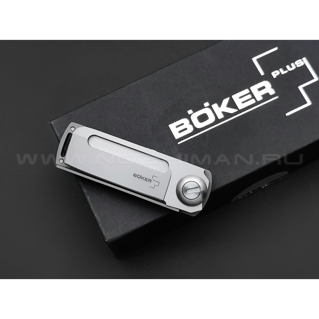 Нож Boker Plus Rocket Titan 01BO264, сталь 440C, рукоять Titanium