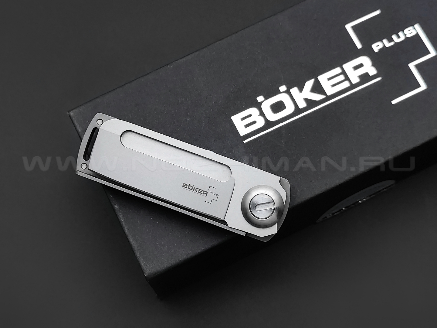 Нож Boker Plus Rocket Titan 01BO264, сталь 440C, рукоять Titanium