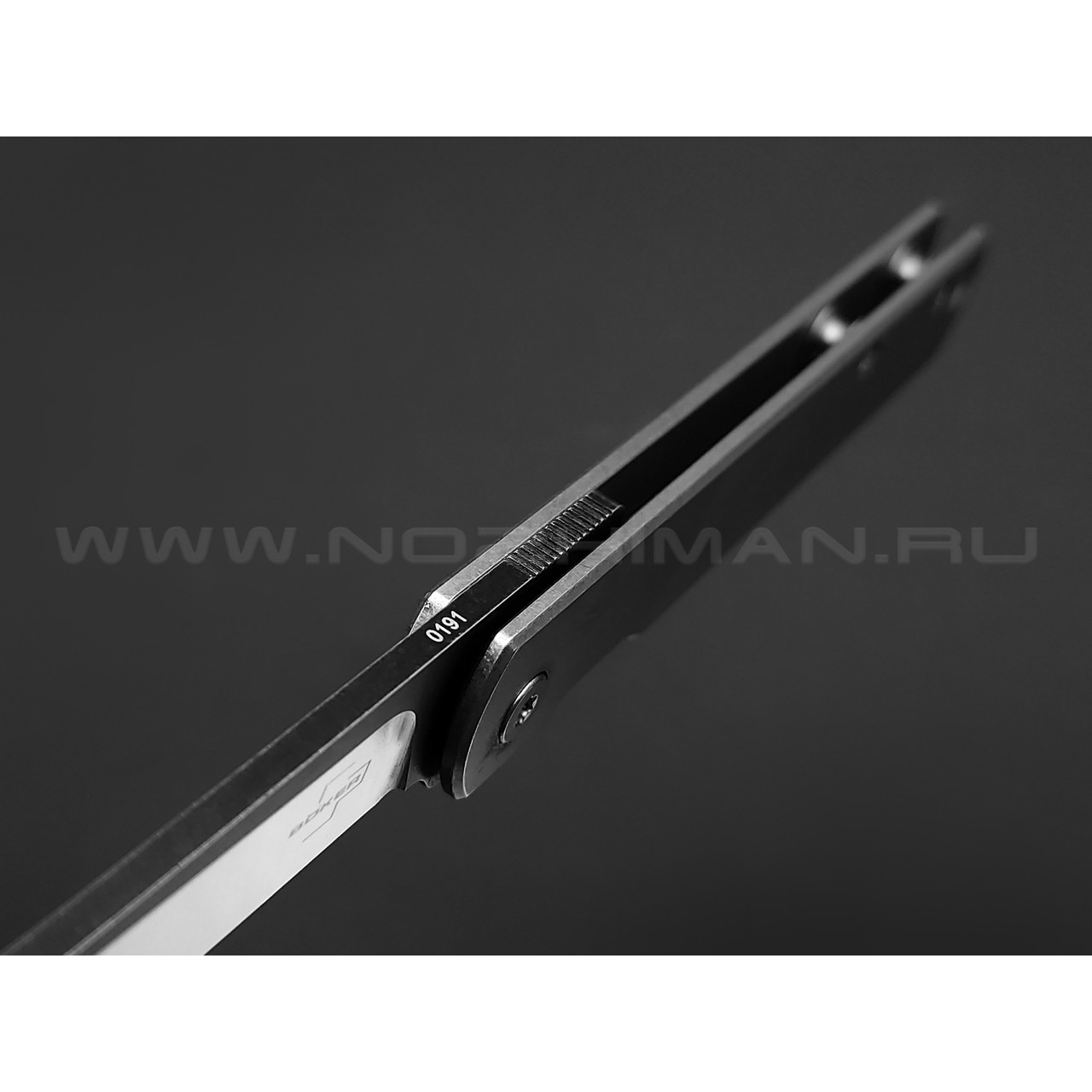 Нож Boker Plus Zenshin Silber 01BO368 сталь 440C, рукоять Stainless steel