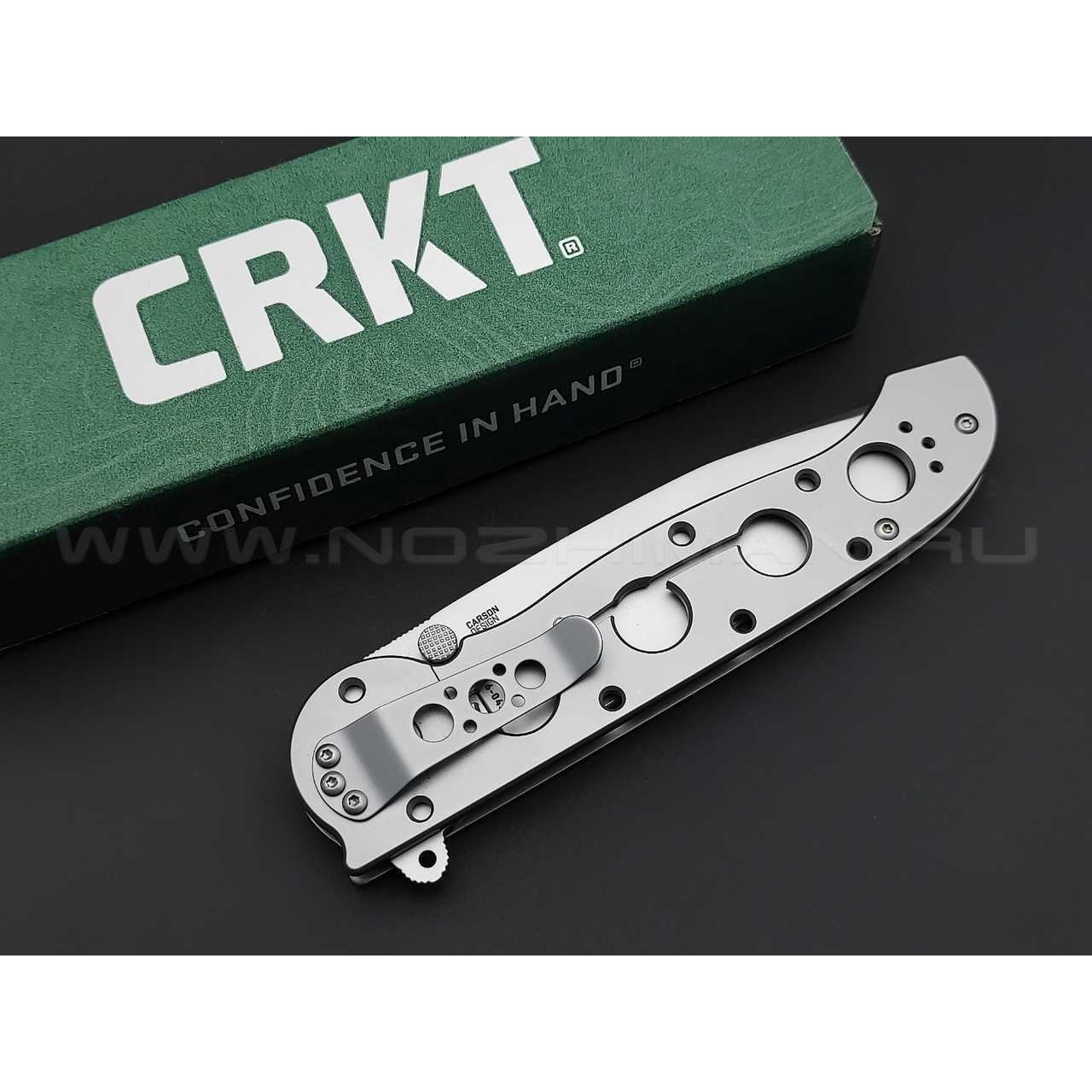 Нож CRKT Carson M16-04SS Tanto Point сталь Sandvik 12C27, рукоять Stainless steel