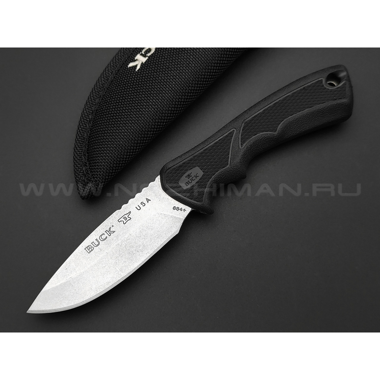 Нож Buck BuckLite Max II Small Knife 0684BKS сталь 420HC, рукоять Dynaflex Rubber