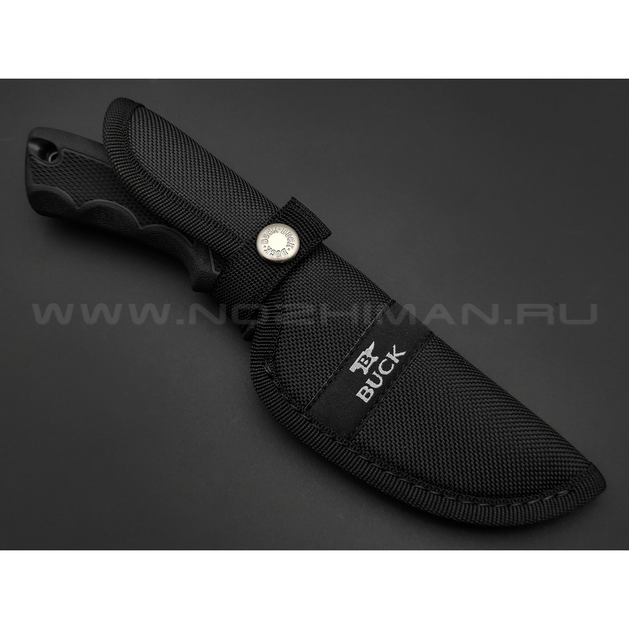 Нож Buck BuckLite Max II Large Guthook 0685BKG сталь 420HC, рукоять Dynaflex Rubber