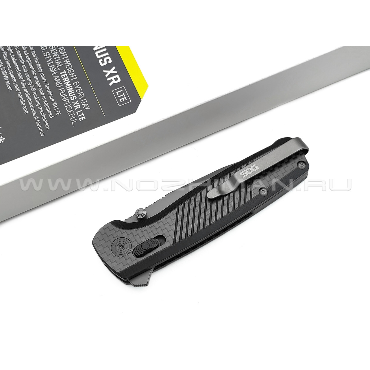 Нож SOG Terminus XR LTE TM1032-BX сталь Cryo CPM S35VN, рукоять Carbon fiber