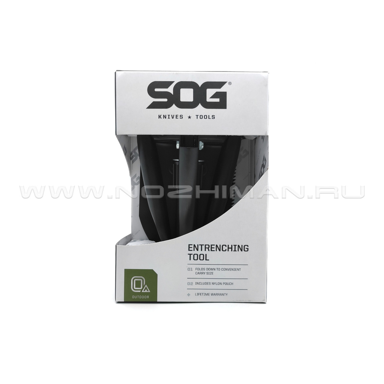 Лопата складная SOG Entrenching Tool F08 сталь High Carbon steel, рукоять Stainless steel