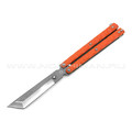 Atroposknife балисонг Smoke сталь N690, рукоять G10, титан