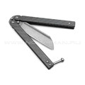 Нож Atroposknife Пират лайт сталь D2, рукоять Carbon fiber Нож Atroposknife Пират лайт сталь D2, рукоять Carbon fiber