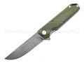 TuoTown нож SQ19-G сталь D2, рукоять G10 OD green