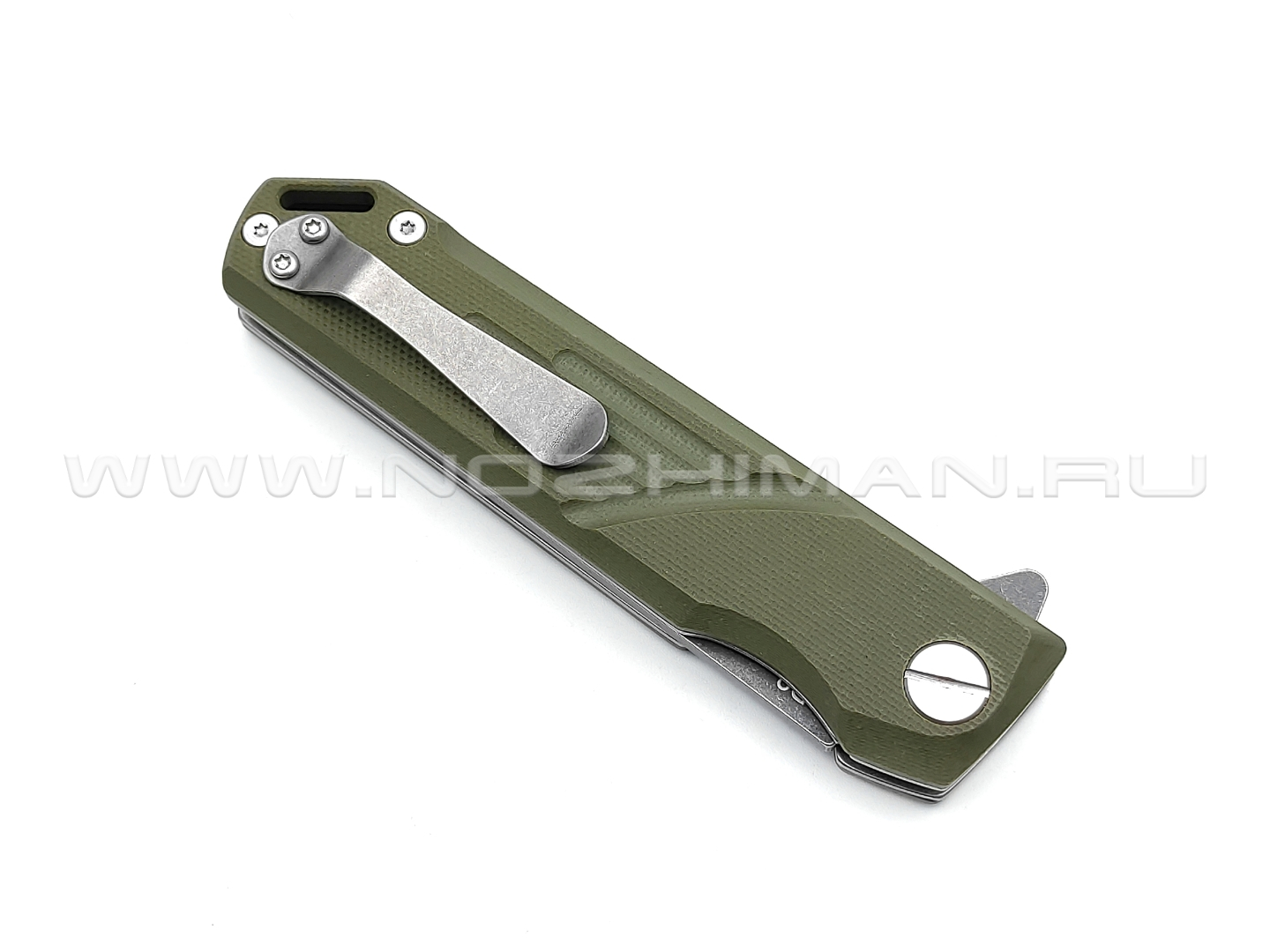 TuoTown нож SQ19-G сталь D2, рукоять G10 OD green