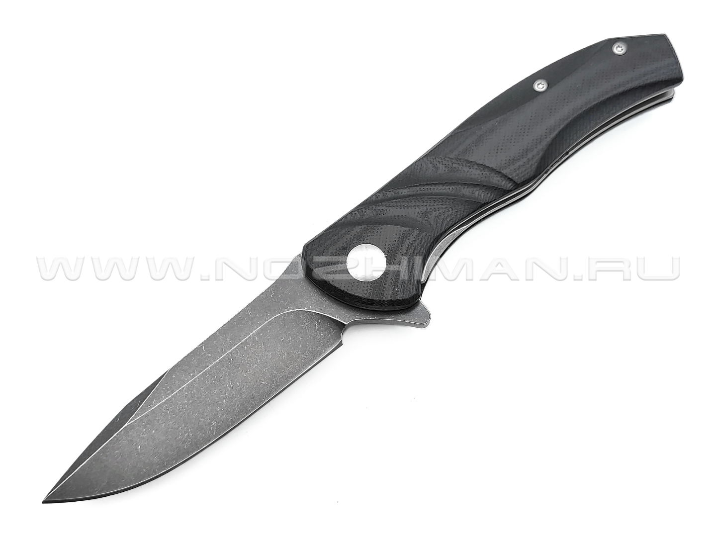 TuoTown нож SQ21-B сталь D2, рукоять G10 black