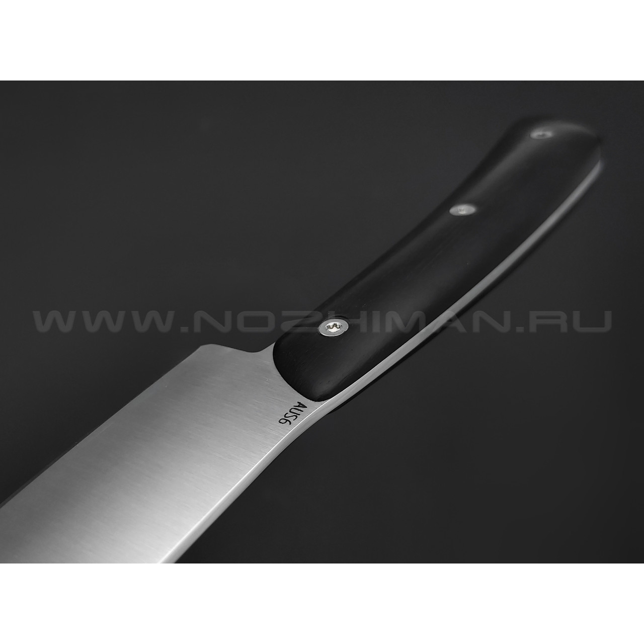 Saro кухонный нож Мясной сталь Aus-6, рукоять дерево граб