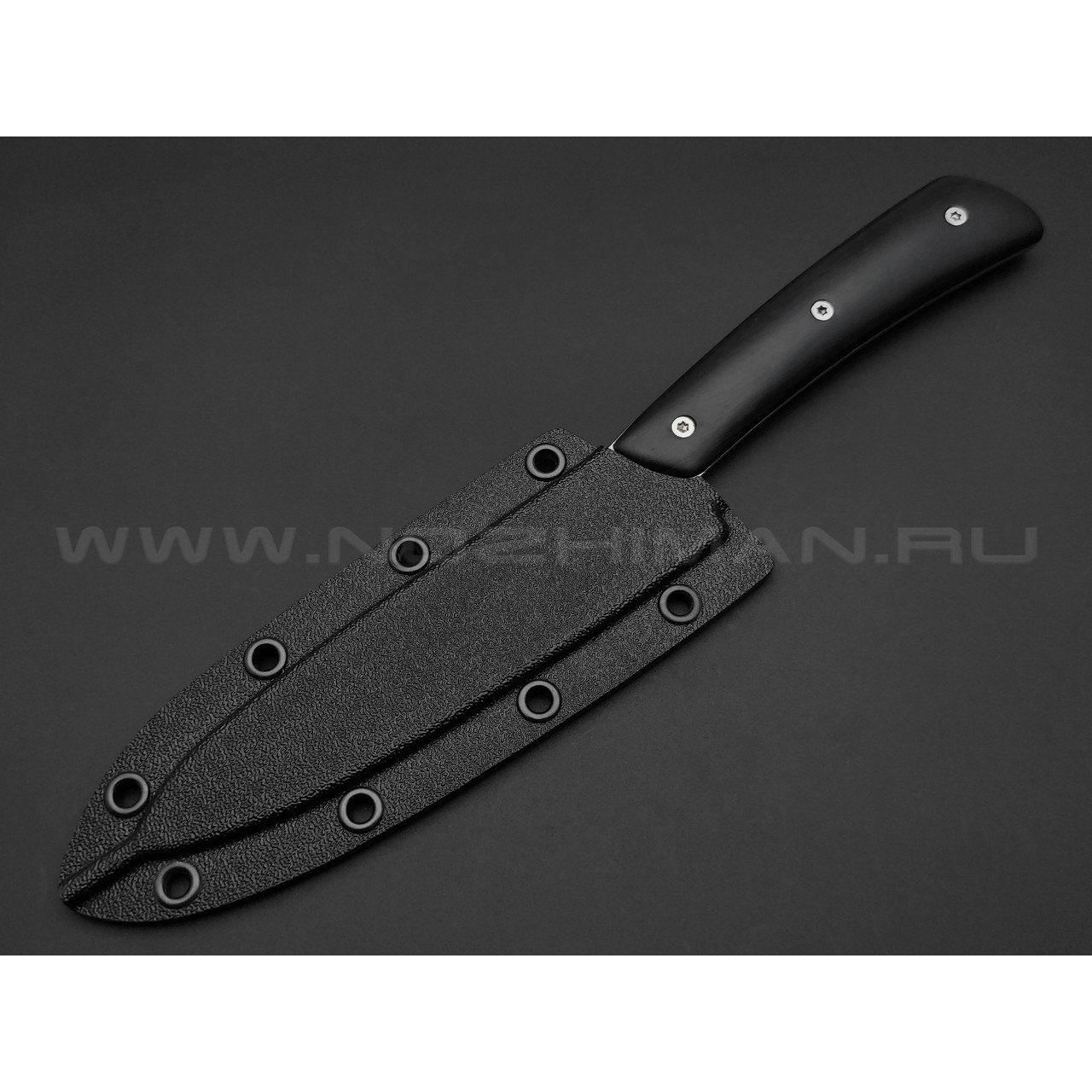 Saro кухонный нож Мясной сталь Aus-6, рукоять дерево граб