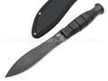 Saro нож Нерпа черный, сталь 65Г, рукоять резина
