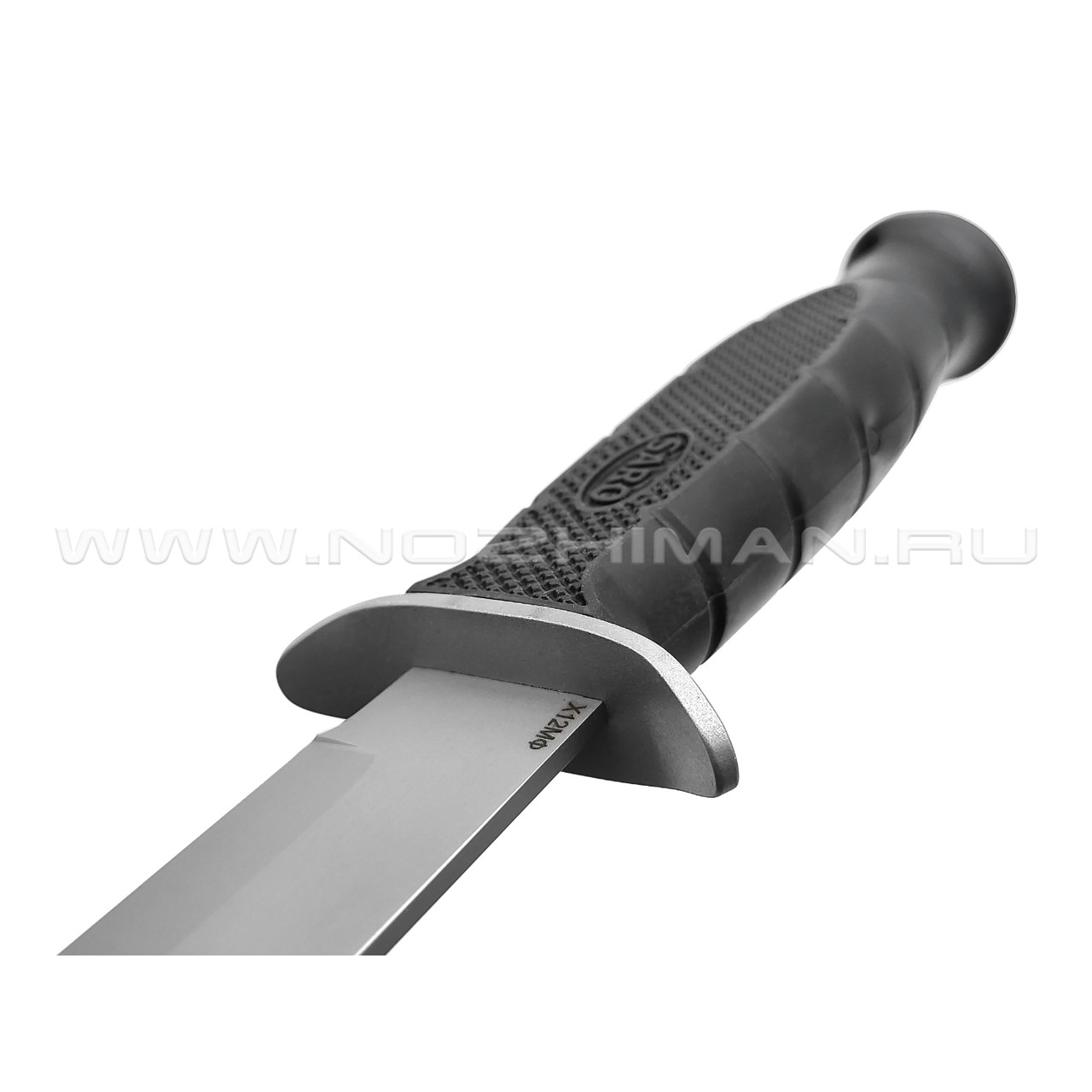 Saro нож НР-2000 сталь Х12МФ, рукоять резина
