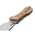 Saro нож Скорпион EVO Wharncliffe сталь K110, рукоять карельская береза