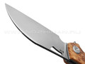 Saro нож Скорпион EVO Wharncliffe сталь K110, рукоять карельская береза