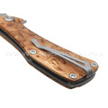 Saro нож Скорпион EVO Wharncliffe сталь K110, рукоять карельская береза