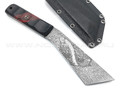 Волчий Век нож НДК 17 сталь PGK WA, рукоять G10 black & red