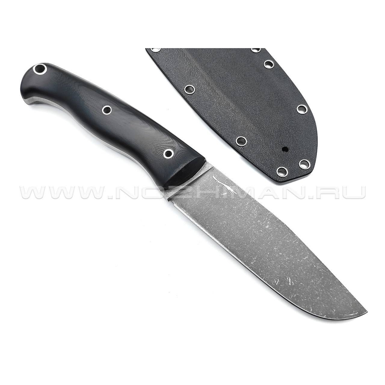 Волчий Век нож Ямской сталь PGK WA, рукоять G10 black